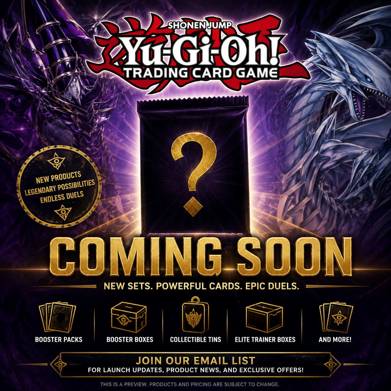 Yu-Gi-Oh! TCG Sealed Products